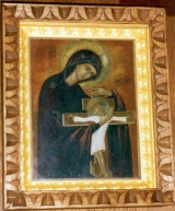 Реконструкция иконы, над которой мать Мария работала в лагере Равенсбрюк
