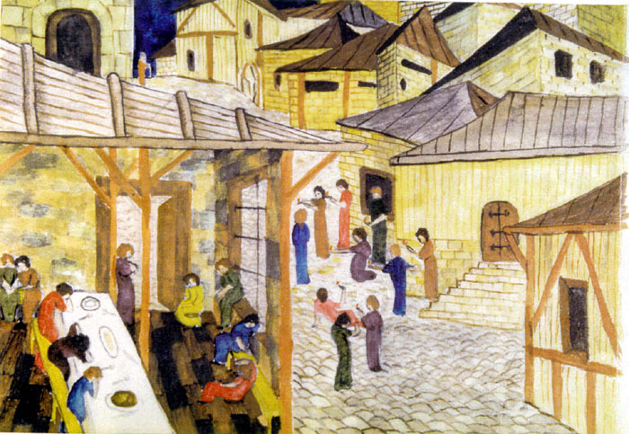Притча о пяти мудрых и пяти немудрых девах. 1913-1917 г.г.