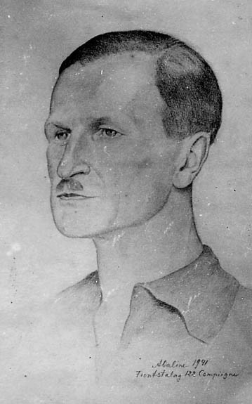 И. А. Кривошеин. Лагерь в Компьене. 1941 г.
