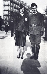Ариадна и Довид Кнут. Париж, осень 1939